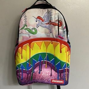 Spray ground backpack